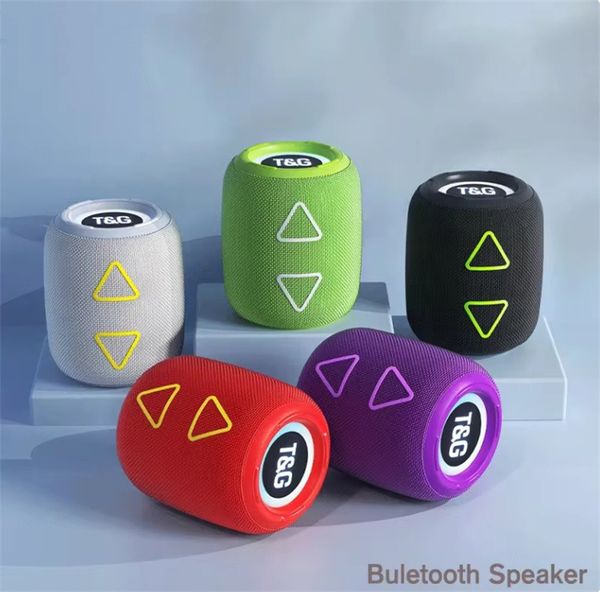 TG655 Bluetooth Speaker Portable Wirelress Soundbar FM Radio AUX TF Card Play Outdoor Fun Camping Riding Hiking Music Box with Retail Package