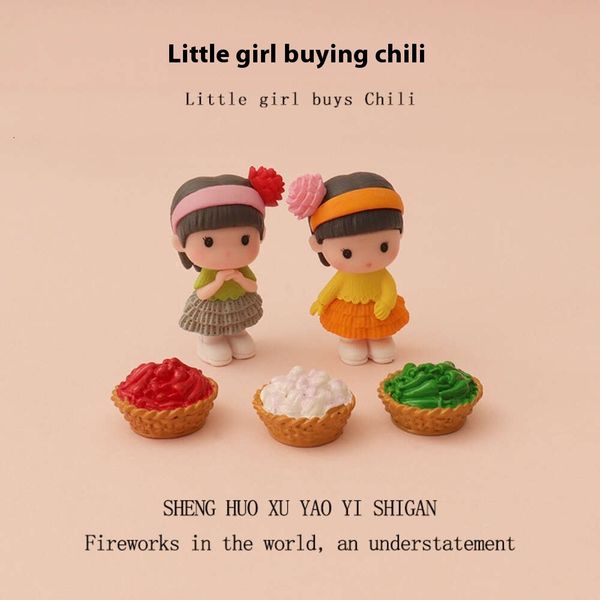 Cartoon Cute Little Girl Baby House Miniature Food Play Mini Chili Garlic Micro Landscape Creative Ornament OB11
Cartoon Cute Little Girl Baby House Miniature Food Play Mini Chili Garlic Micro Landscape Creative Ornament OB11