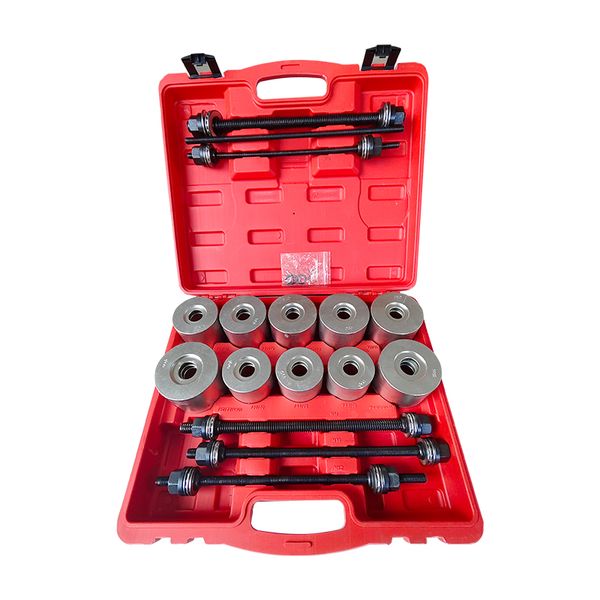 27 Piece Stamping and Drawing Sleeve Kit Universal Tooling Kit for Extraction and Drawing
27 Piece Stamping and Drawing Sleeve Kit Universal Tooling Kit for Extraction and Drawing