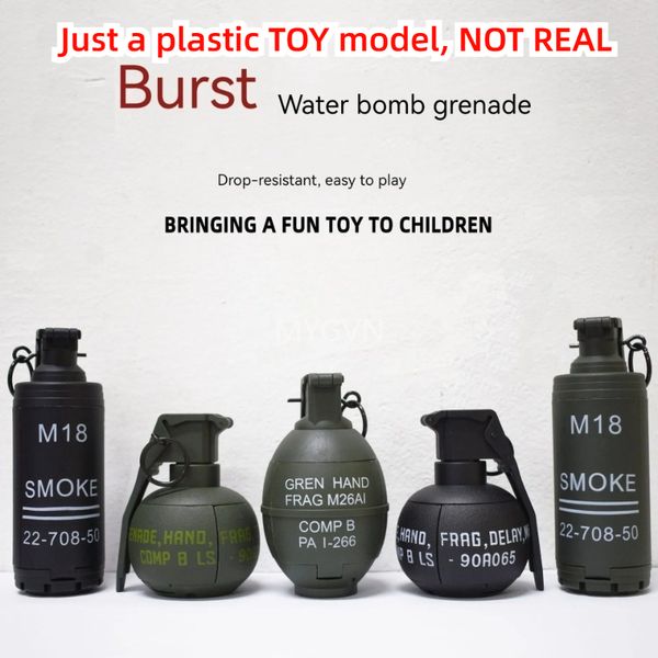 M26a2 M18 Grenade Gel Ball Water bullets Burst Reuse Simulation Children Toy Cs Nylon Material for 6mm-8mm Outdoors
M26a2 M18 Grenade Gel Ball Water bullets Burst Reuse Simulation Children Toy Cs Nylon Material for 6mm-8mm Outdoors