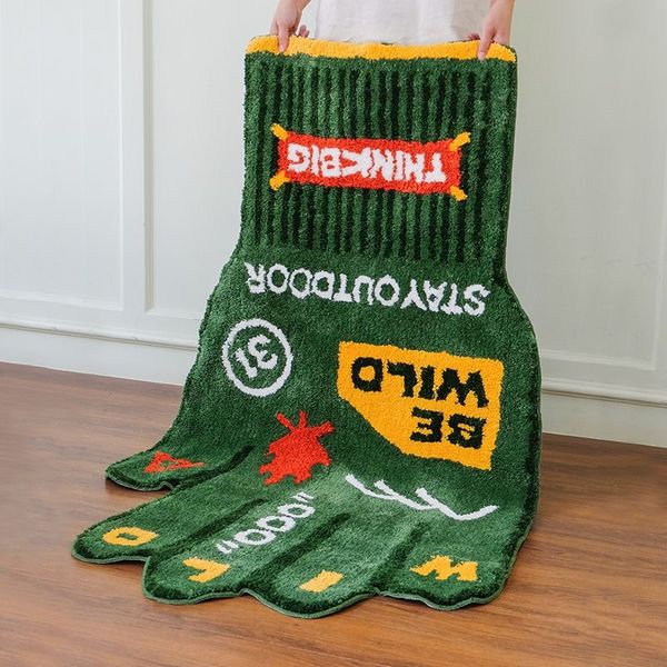 Be Wild Green Letter Palm Shape Knitted Carpet Sofa Bedroom Living Room Bed Mat American Trend Household goods supplier
Be Wild Green Letter Palm Shape Knitted Carpet Sofa Bedroom Living Room Bed Mat American Trend Household goods supplier