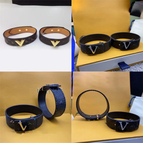 Letter Bracelet Designer For Woman Braclets Genuine Leather…