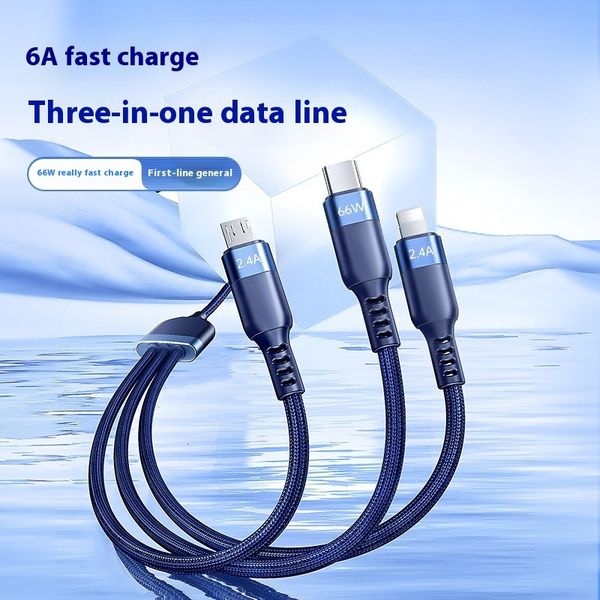 one new to three nylon woven data universal mobile phone fast charging cable 66W ph
one new to three nylon woven data universal mobile phone fast charging cable 66W ph
