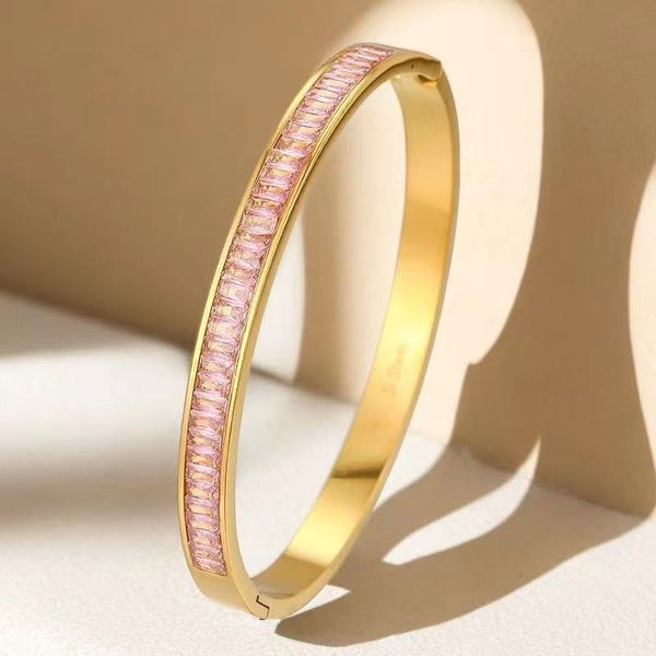 Luxury Bracelet Stainless Steel Classic Crystal Bracelet for Women Bangle Designer Cuff Jewelry Woman Wedding Party Gift
Luxury Bracelet Stainless Steel Classic Crystal Bracelet for Women Bangle Designer Cuff Jewelry Woman Wedding Party Gift