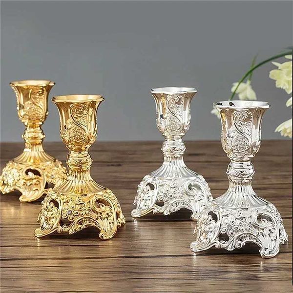 2pcs Retro Candlestick Gold Sier Holder Wedding Centerpieces Candle Holders Banquet Dinning Table Decorations Ornaments Y240823
2pcs Retro Candlestick Gold Sier Holder Wedding Centerpieces Candle Holders Banquet Dinning Table Decorations Ornaments Y240823