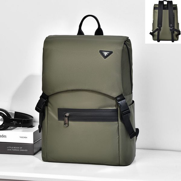 Simple and lightweight men's backpack business commuter computer bag outdoor fitness travel leisure messenger bag flip solid color fashion student bag, Black
Simple and lightweight men's backpack business commuter computer bag outdoor fitness travel leisure messenger bag flip solid color fashion student bag, Black