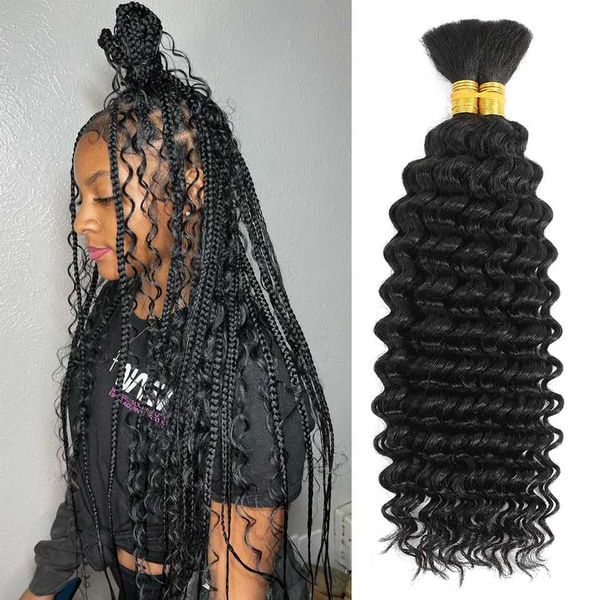 Bul Bulk Human Wave For Braiding Deep Curly No Weft Brazilian Hair Extensions 100 Grams Colored Grey/Ginger/Brown G240822, #5
Bul Bulk Human Wave For Braiding Deep Curly No Weft Brazilian Hair Extensions 100 Grams Colored Grey/Ginger/Brown G240822, #5