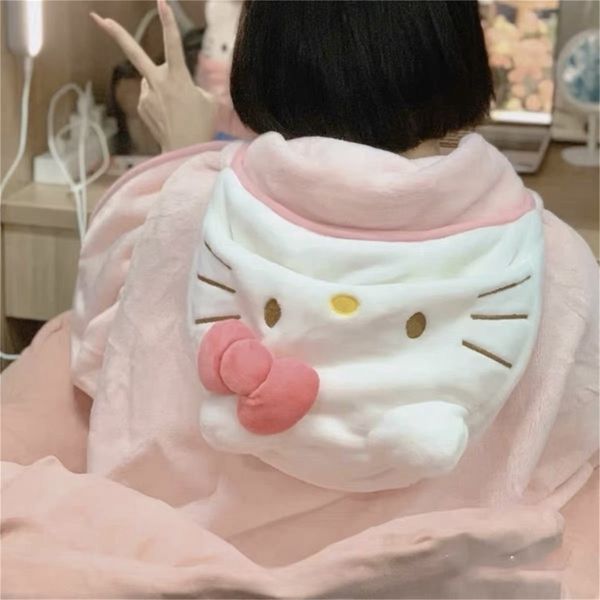 New cartoon cat new summer office air conditioning nap artifact coral fleece shawl blanket, Red
New cartoon cat new summer office air conditioning nap artifact coral fleece shawl blanket, Red