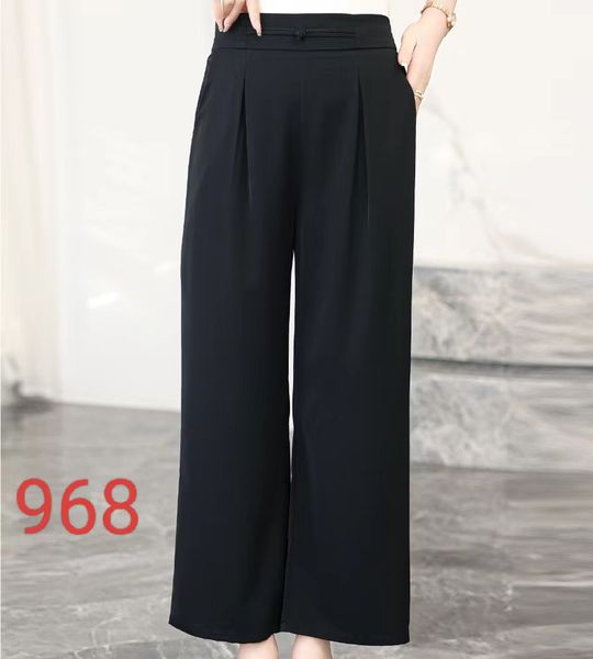 Breathable High-Rise Casual Pants for Women Featuring Wide Leg Silhouette & Practical Side Pocket Detail, Black
Breathable High-Rise Casual Pants for Women Featuring Wide Leg Silhouette & Practical Side Pocket Detail, Black