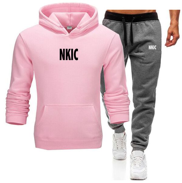 Autumn Winter Brand Hoodie Sets Men Fashion Fleece Hoodies Pants Casual Jogger Suit Tracksuit Sweatshirt Pullover Suits Plus Size S-3XL, Pink 1
Autumn Winter Brand Hoodie Sets Men Fashion Fleece Hoodies Pants Casual Jogger Suit Tracksuit Sweatshirt Pullover Suits Plus Size S-3XL, Pink 1