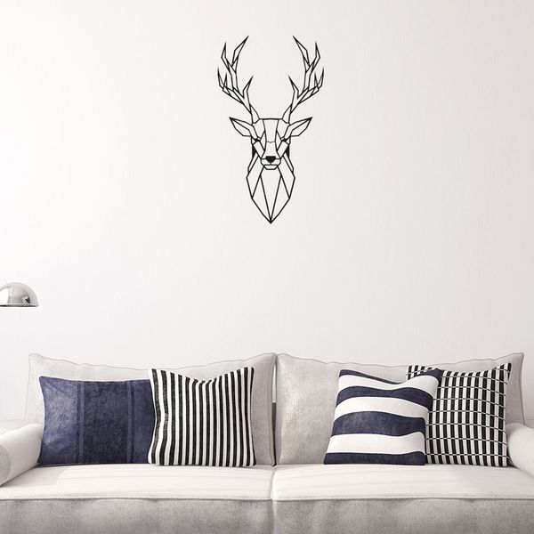 Deer Head Silhouette Wall Decoration Deer Metal Wall Sculpture Geometric Metal Wall Hanging Artwork
Deer Head Silhouette Wall Decoration Deer Metal Wall Sculpture Geometric Metal Wall Hanging Artwork