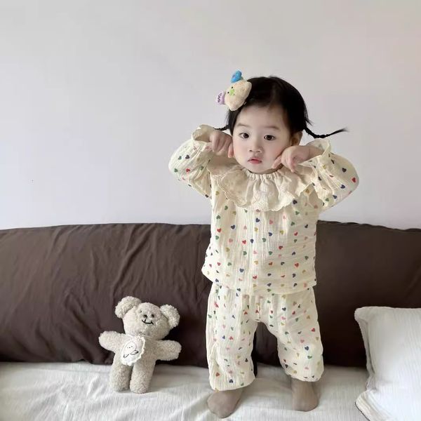 Fall Kids Korean Set: Long Sleeve 2-Piece Cotton Toddler Loungewear, Lotus color
Fall Kids Korean Set: Long Sleeve 2-Piece Cotton Toddler Loungewear, Lotus color