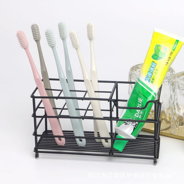 Creative stainless steel non perforated bathroom toothpaste holder electric toothbrush storage rack
Creative stainless steel non perforated bathroom toothpaste holder electric toothbrush storage rack