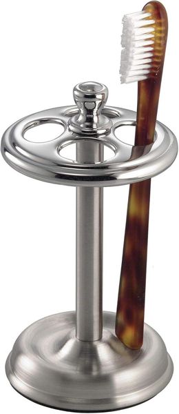 Design Steel Toothbrush Holder The York Series - Four compartments 3.25 x 5.75 inches brushed nickel and polished chrome plated
Design Steel Toothbrush Holder The York Series - Four compartments 3.25 x 5.75 inches brushed nickel and polished chrome plated