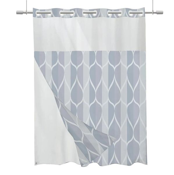 Washable waterproof polyester shower curtain with durable splicing printing
Washable waterproof polyester shower curtain with durable splicing printing