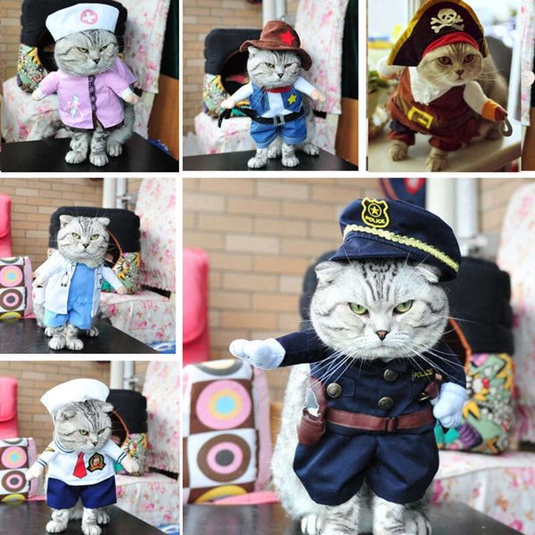 Nurse Police Doctor Cosplay Suits for Small Cats Dogs Chihuahua Pet Puppy Uniform Clothes Halloween Funny Cat Costume, Beige
Nurse Police Doctor Cosplay Suits for Small Cats Dogs Chihuahua Pet Puppy Uniform Clothes Halloween Funny Cat Costume, Beige
