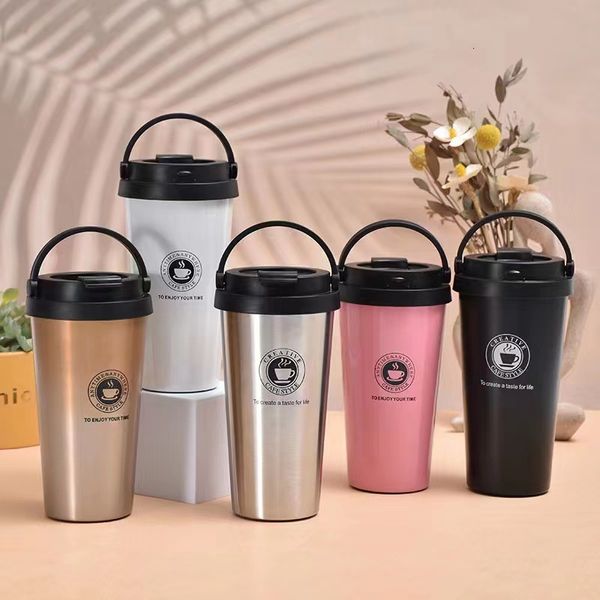 304 first generation coffee portable thermos double-layer vacuum large capacity car style fashion cup, Lavender
304 first generation coffee portable thermos double-layer vacuum large capacity car style fashion cup, Lavender