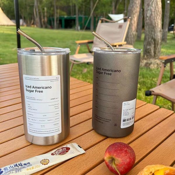 304 stainless steel ice American coffee vacuum double layered straight with straw household portable insulated cup, Lavender
304 stainless steel ice American coffee vacuum double layered straight with straw household portable insulated cup, Lavender