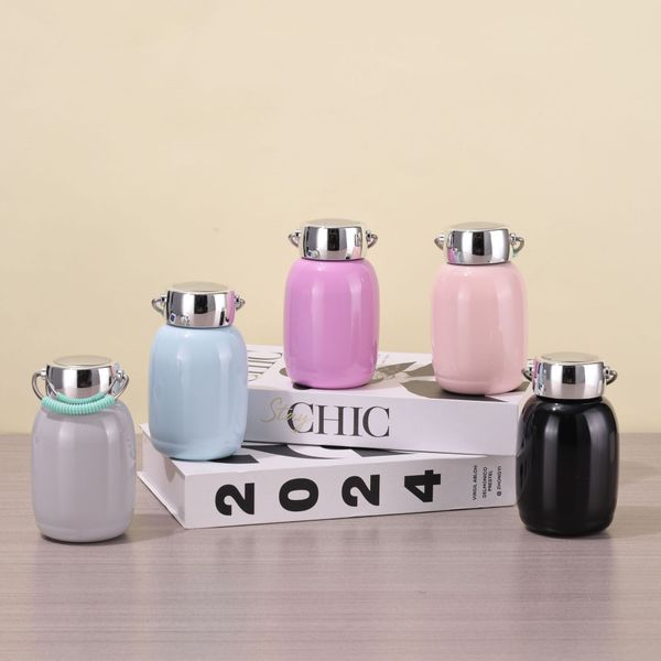 Small Bear Mini Stainless Steel Insulated Portable Belly Cup with Lifting Loop Mens and Womens Outdoor Sports Water Cups, Purple
Small Bear Mini Stainless Steel Insulated Portable Belly Cup with Lifting Loop Mens and Womens Outdoor Sports Water Cups, Purple