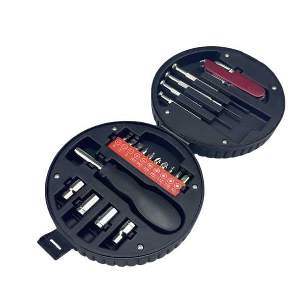 Multi-Functional Automotive Repairing Accessories - Durable 20 Pc Toolkit Featuring Screwdriver & Socket Wrench Combo for Vehicle Service Needs
Multi-Functional Automotive Repairing Accessories - Durable 20 Pc Toolkit Featuring Screwdriver & Socket Wrench Combo for Vehicle Service Needs