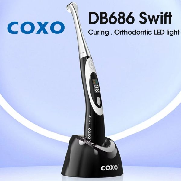 Dental COXO DB686 Swift Mini LED Curing Lamp for Orthodontics: Wireless, Lightweight Design for Teeth Whitening Resin Fillings
Dental COXO DB686 Swift Mini LED Curing Lamp for Orthodontics: Wireless, Lightweight Design for Teeth Whitening Resin Fillings