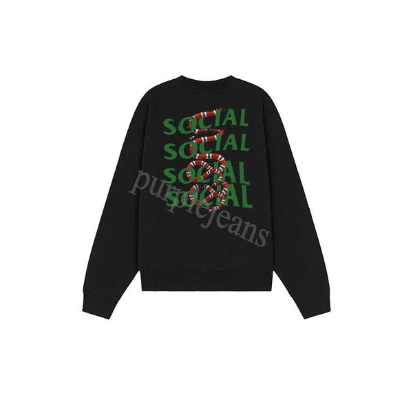 2024Designer Anti Socials Hoody Usa Trendy Clubs Shirt Flowers Cross Circle Pattern Fashion Streetwear Antisocials Swearshirt High Street Jumper Hooded