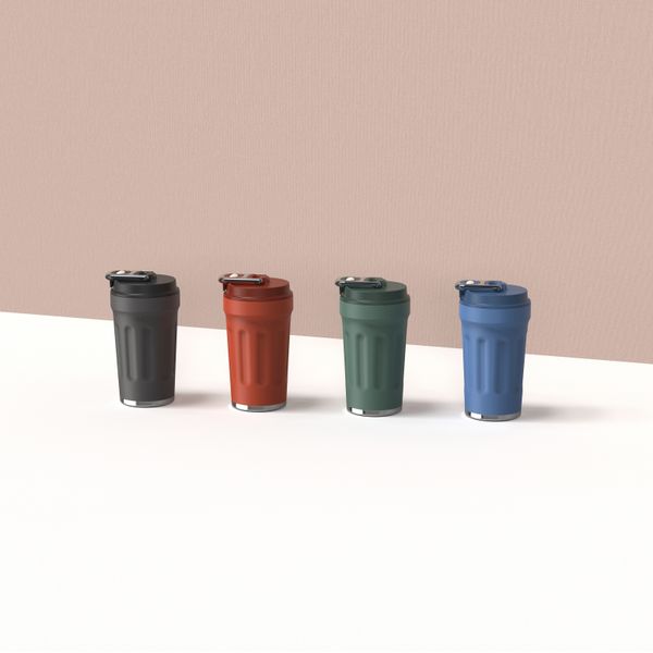 Fashionable and simple stainless steel vacuum insulated double-layer travel cup with lid durable insulated coffee cup, Deep blue
Fashionable and simple stainless steel vacuum insulated double-layer travel cup with lid durable insulated coffee cup, Deep blue