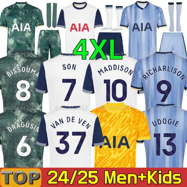4XL XXXL 24/25 SON Soccer Jerseys MADDISON PEDRO RICHARLISON PORRO KULUSEVSKI HOJBJERG PERISIC DANJUMA ROMERO Football Kit Shirt BENTANCUR SPURS Men Kids Set, 24 25 home aldult
4XL XXXL 24/25 SON Soccer Jerseys MADDISON PEDRO RICHARLISON PORRO KULUSEVSKI HOJBJERG PERISIC DANJUMA ROMERO Football Kit Shirt BENTANCUR SPURS Men Kids Set, 24 25 home aldult