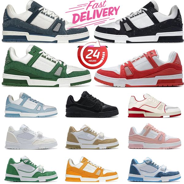 Trainers designer shoes Denim Blue Black Leather luxury Sneakers For Mens Womens Casual Walk Work Out Sports luxe Plate-forme trainer, Red
Trainers designer shoes Denim Blue Black Leather luxury Sneakers For Mens Womens Casual Walk Work Out Sports luxe Plate-forme trainer, Red
