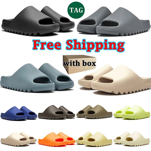 Free Shipping With box designer sandals slippers men women slide Onyx Bone Desert Sand Brown Blue Green slipper mens summer sliders flip flop shoes 36-45, Grey
Free Shipping With box designer sandals slippers men women slide Onyx Bone Desert Sand Brown Blue Green slipper mens summer sliders flip flop shoes 36-45, Grey