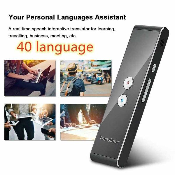 Wireless Voice Translate in 40 languages Multi Smart Instant Translated in 2 ways Real Time Voice Translator for Business Travel Study M240830