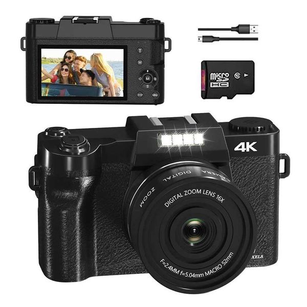4K digital camera for photography 16X digital zoom YouTube live streaming network camera video log camera 56MP WiFi Autofocu compact camera M240831