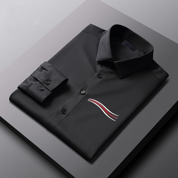 Mens Dress Shirts Designer Long Sleeved Men Tshirts Tees Sh…