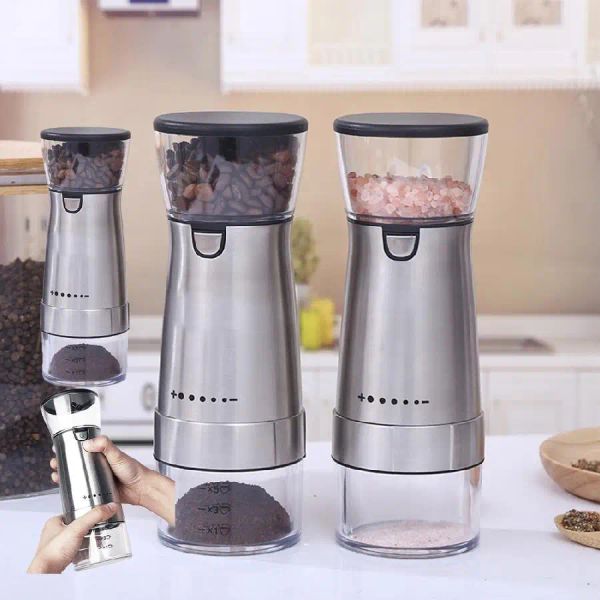 Electric Tools Grinder USB Rechargeable Stainless Steel Manual Coffee Mill hine Bean Grinders Kitchen tools s, Army green
Electric Tools Grinder USB Rechargeable Stainless Steel Manual Coffee Mill hine Bean Grinders Kitchen tools s, Army green