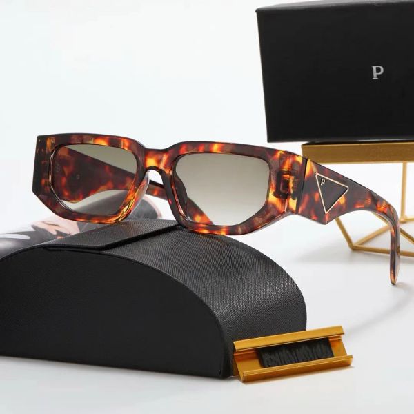 

2024 Designer sunglasses new Men women fashion triangle logo luxury Full Frame Sunshade mirror polarized protection Glasses With