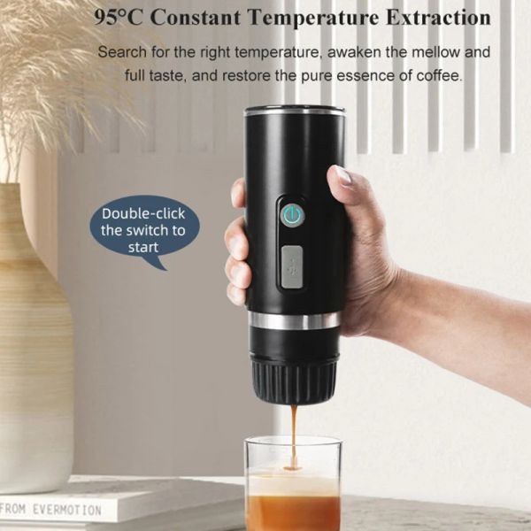 Portable Tools Fully Automatic Espresso hine Size Powder Universal Capsule Coffee Maker, Army green
Portable Tools Fully Automatic Espresso hine Size Powder Universal Capsule Coffee Maker, Army green