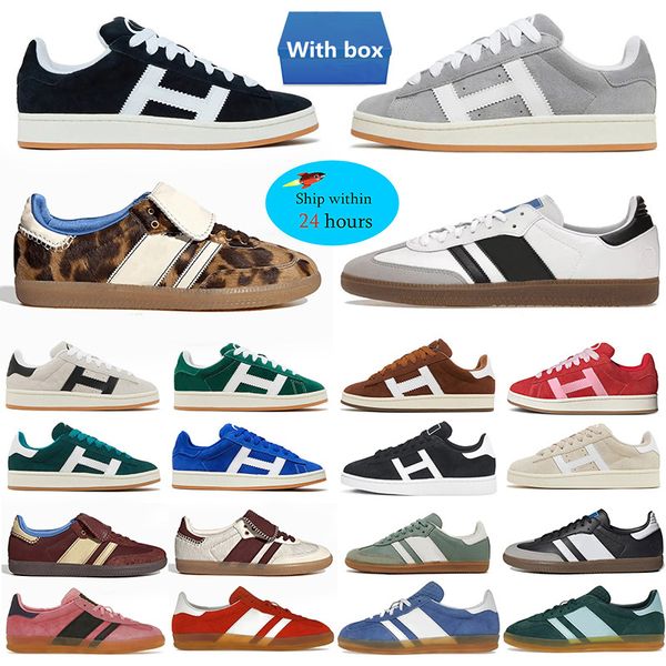 With box designers shoes for men women grey gum og shoe spezial sneakers black white bright blue clear pink dark green mens trainer, 43
With box designers shoes for men women grey gum og shoe spezial sneakers black white bright blue clear pink dark green mens trainer, 43