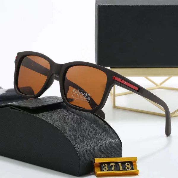 

2024 Designer sunglasses new Men women fashion triangle logo luxury Full Frame Sunshade mirror polarized UV400 protection Glasses With box