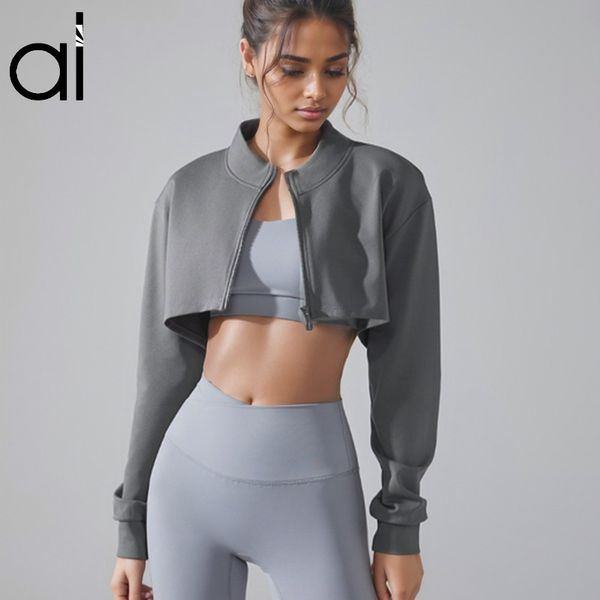 AL Yoga Full Zip Jacket Cropped Whisper Me Time Cardigan Long Sleeved Scholar Sweater Micro Jacket Jogger Sportswears, White
AL Yoga Full Zip Jacket Cropped Whisper Me Time Cardigan Long Sleeved Scholar Sweater Micro Jacket Jogger Sportswears, White