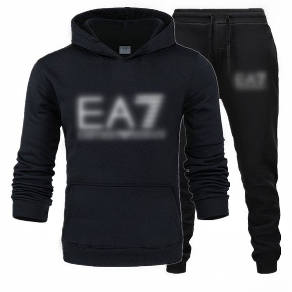 

Men's Tracksuit Luxury 2 Piece Set Casual Hoodies Sweatshirt and Sweatpants Set Print Jogging Sports Suit S-3XL