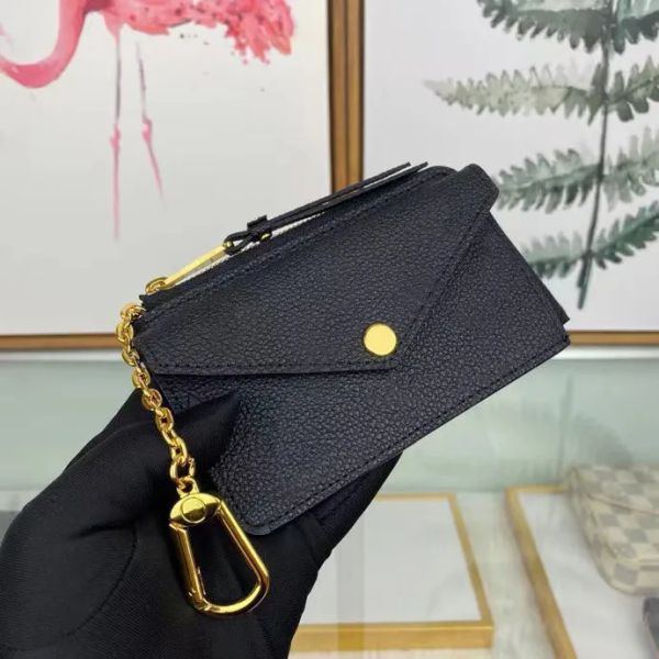 

designer 2024 Fashion Keychains CARD HOLDER RECTO VERSO Womens Mini Zippy Wallet Coin Purse Bag Belt Charm Key Pouch Pochette Accessoires 69431 LPO05