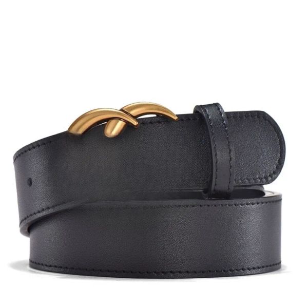 

Designer Belt Men belts women's and men's belts new lychee leather classic fashion high-end belts with big gold bars and black buckles. business casual belt, 17