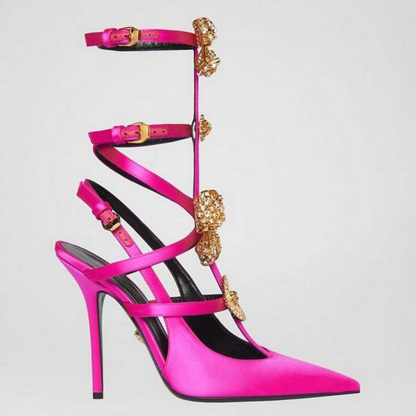 designer dress shoes satin bow pumps gladiator sandals circular buckle decoration ankle strap stiletto heel shoes 11cm womens luxury party evening shoes with bos, Color7 
designer dress shoes satin bow pumps gladiator sandals circular buckle decoration ankle strap stiletto heel shoes 11cm womens luxury party evening shoes with bos, Color7