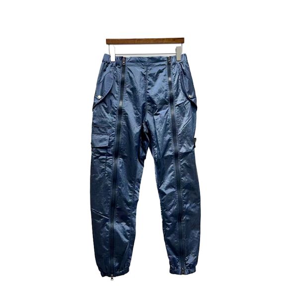 

Designer Spring Autumn Cargo Pants Casual Mens Baggy Regular Nylon Trousers Male Combat Tactical Pants Multi Pockets Couple Outdoor Mountaineering pants, Indigo-pj031 si