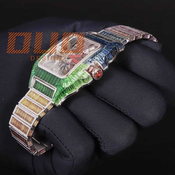 high quality hip hop mens wear handmade setting iced male female luxury sterling silver fine jewelry moissanite diamond watch, Multi
high quality hip hop mens wear handmade setting iced male female luxury sterling silver fine jewelry moissanite diamond watch, Multi