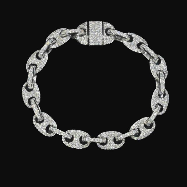 designer Pass Diamond Tester VVS Ice Out Moissanite Coffee Beans Cuban Link Chain 8mm Bracelet Sier Fine Jewelry for Man Woman
designer Pass Diamond Tester VVS Ice Out Moissanite Coffee Beans Cuban Link Chain 8mm Bracelet Sier Fine Jewelry for Man Woman