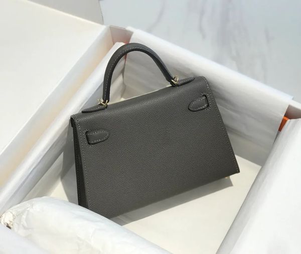 10A Retro Mirror Quality Womens Designer Full Handmade Customizable Bags 19cm Mini Epsom Handle Handbag Luxury Purse Crossbody Shoulder Leather Strap Bag With Box, Yellow
10A Retro Mirror Quality Womens Designer Full Handmade Customizable Bags 19cm Mini Epsom Handle Handbag Luxury Purse Crossbody Shoulder Leather Strap Bag With Box, Yellow