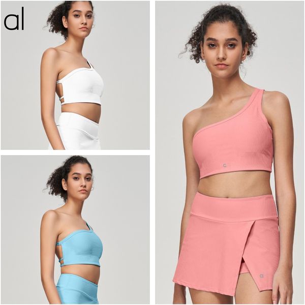 AL-073 Women Outdoor Sports Yoga Bra Elastic Fashion Quick Dry Short Skirt Women's Activewear Sets, White
AL-073 Women Outdoor Sports Yoga Bra Elastic Fashion Quick Dry Short Skirt Women's Activewear Sets, White