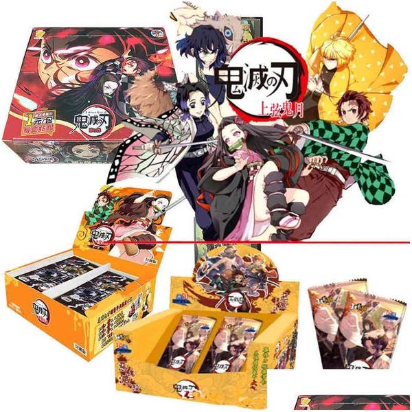 Games Card Demon Slayer Collection Cards Kamado Tanjirou Nezuko Board Game Letters Child Kids Table Toy For Christmas Gift T220905 Dh7Ex s
Games Card Demon Slayer Collection Cards Kamado Tanjirou Nezuko Board Game Letters Child Kids Table Toy For Christmas Gift T220905 Dh7Ex s
