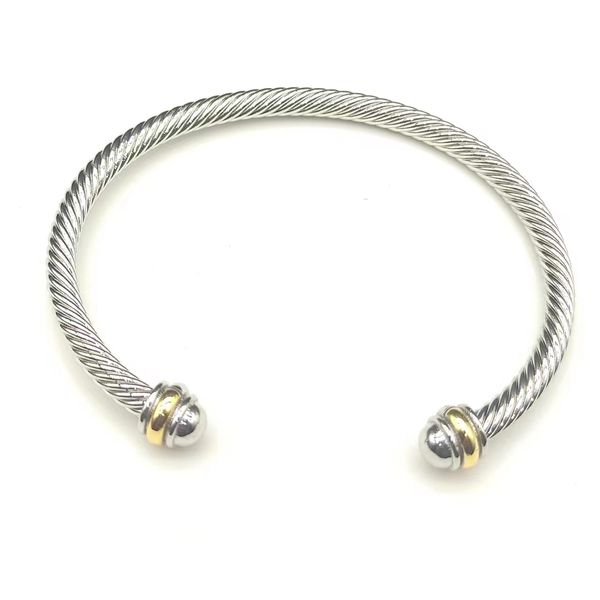 

luxury bracelet cable bracelets DY pulsera designer jewelry women men silver gold Pearl head X shaped cuff Bracelet david Y jewelrys christmas gift 5MM